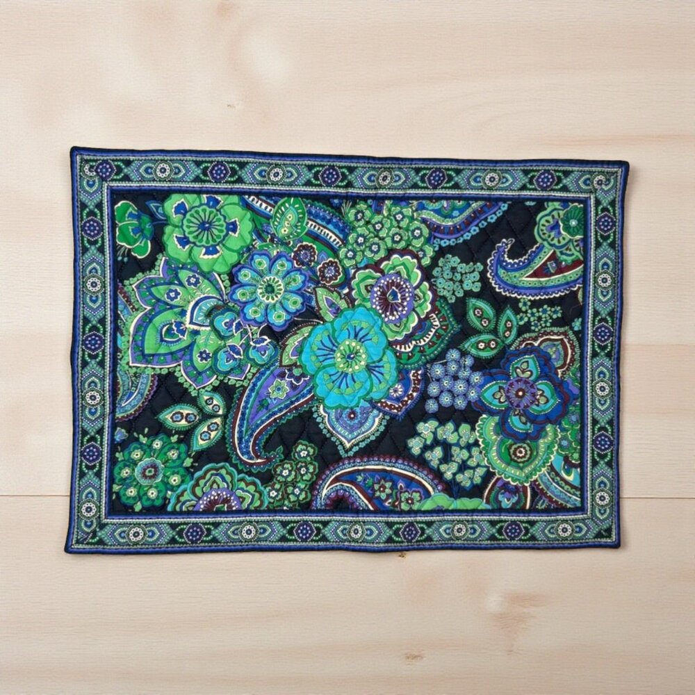 Vera Bradley placemat in retired Blue Rhapsody pattern